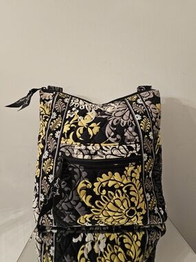 Vera Bradley Black & Yellow Quilted Crossbody Bag